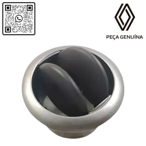 RN 07266R 687607266R Difusor De Ar Central Grafite Renault Sandero_ Duster_ Logan 2